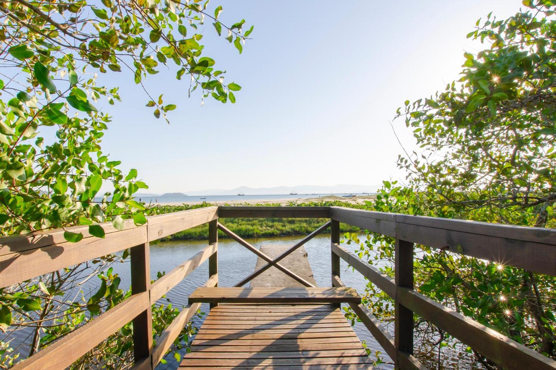 Apto Pe Na Areia Em Condominio Com Piscina N1298 Florianopolis Exterior photo